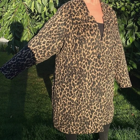 Torrid 5 Leopard 🐆 WOOL COAT
